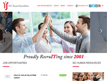 Tablet Screenshot of iscconsulting.com